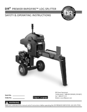 DR PREMIER RAPIDFIRE Safety & Operating Instructions Manual