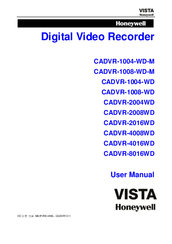 Honeywell CADVR-1004-WD User Manual