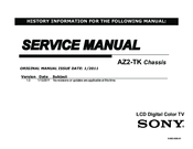 Sony KDL-40BX42 Service Manual