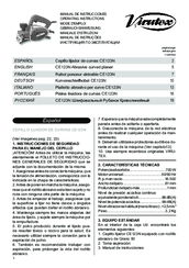Virutex CE123N Operating Instructions Manual