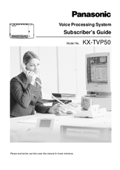 Panasonic KX-TVP50 Subscriber's Manual