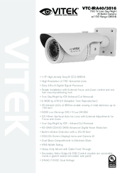 Vitek VTC-IRA40/3516 User Manual
