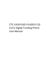 Zte G650 User Manual