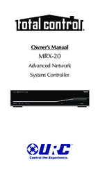 Universal Remote MRX-20 Owner's Manual