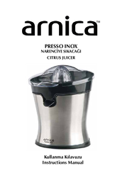 Arnica PRESSO INOX Instruction Manual