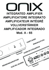 Onix A - 65 User Manual
