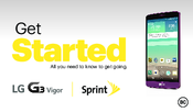 LG Sprint G3 Vigor Get Started