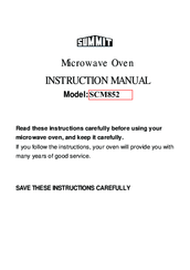 Summit EM028AD Instruction Manual
