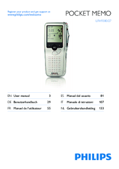 Philips Pocket Memo LFH9380/27 User Manual