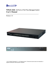 WELLTECH WPoE-2426 User Manual