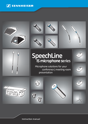 Sennheiser SpeechLine IS Microphone Series Instruction Manual
