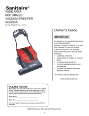 Sanitaire SC6093A Owner's Manual