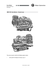 Weber MPE 750 Turbo Marine Service Manual