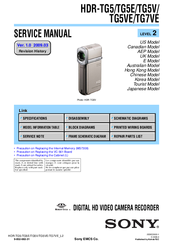 Sony Handycam HDR-TG5E Service Manual