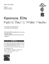 Kenmore Elite 153.321181 Use & Care Manual