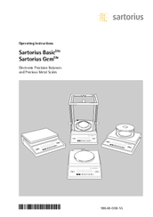 Sartorius Basic lite Operating Instructions Manual