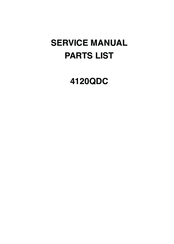 Janome 4120QDC Service Manual And Parts List
