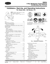 Carrier 58SMA Operating Instructions Manual