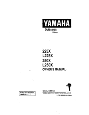 Yamaha 225X Owner's Manual