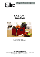Elite EDF-3500GB Instruction Manual