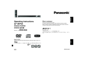 Panasonic DVD-K33 Operating Instructions Manual