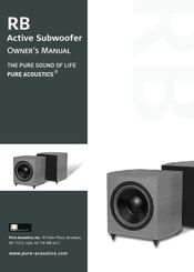 Pure Acoustics Sub-RB Owner's Manual