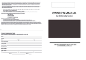 Epsilon Electronics car multimedia system Owner's Manual
