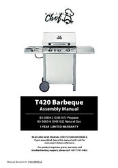 Master Chef T420 Assembly Manual