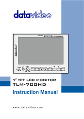 Data Video TLM-700HD-A Instruction Manual