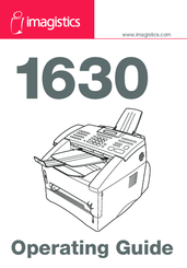 imagistics 1630 Operating Manual