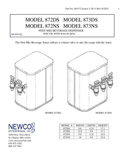 Newco 872DS User Manual