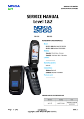 Nokia 2660 RM-292 Service Manual