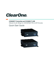 ClearOne CONNECT AVB Quick Start Manual