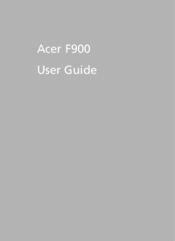 Acer F900 User Manual