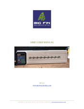 Big Fin Scientific 10MF1 User Manual