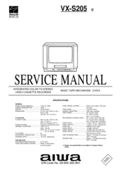 Aiwa VX-S205 Service Manual