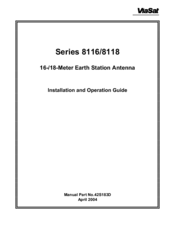 ViaSat 8116 Series Installation And Operation Manual