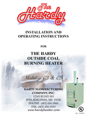 Hardy C5 Installation And Operating Instructions Manual