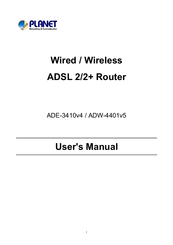 Planet ADW-4401v5 User Manual