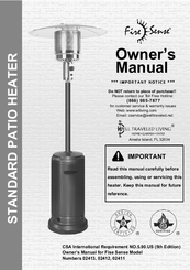 CSA FireSense Owner's Manual