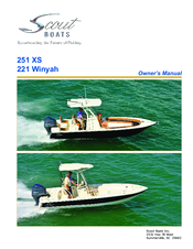 Scout Boats 251 XS Owner's Manual