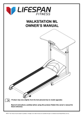 LifeSpan WALKSTATION ML Owner's Manual