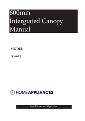 Home Appliance IRI6WE3 Installation And Operation Manual