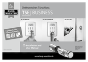 BURG WATCHER TSE 5013 E-KEY Installation And User Manual