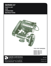 dumore 8479 Parts List And Operating Instructions