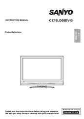 Sanyo CE19LD08DV-B Instruction Manual