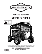 Briggs & Stratton PRO 7500 Operator's Manual