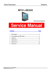 TCL MT01+DE200 Service Manual