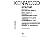 Kenwood KVA-S300 Instruction Manual