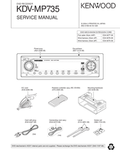 Kenwood KDV-MP735 Service Manual